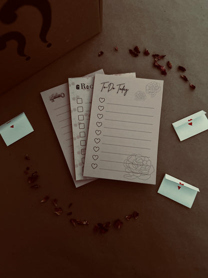 Pink 4 by 6 Notepad Series