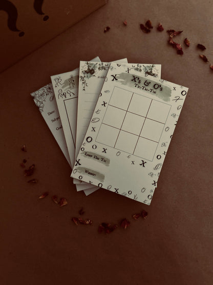 Green 4 by 6 Notepad Series