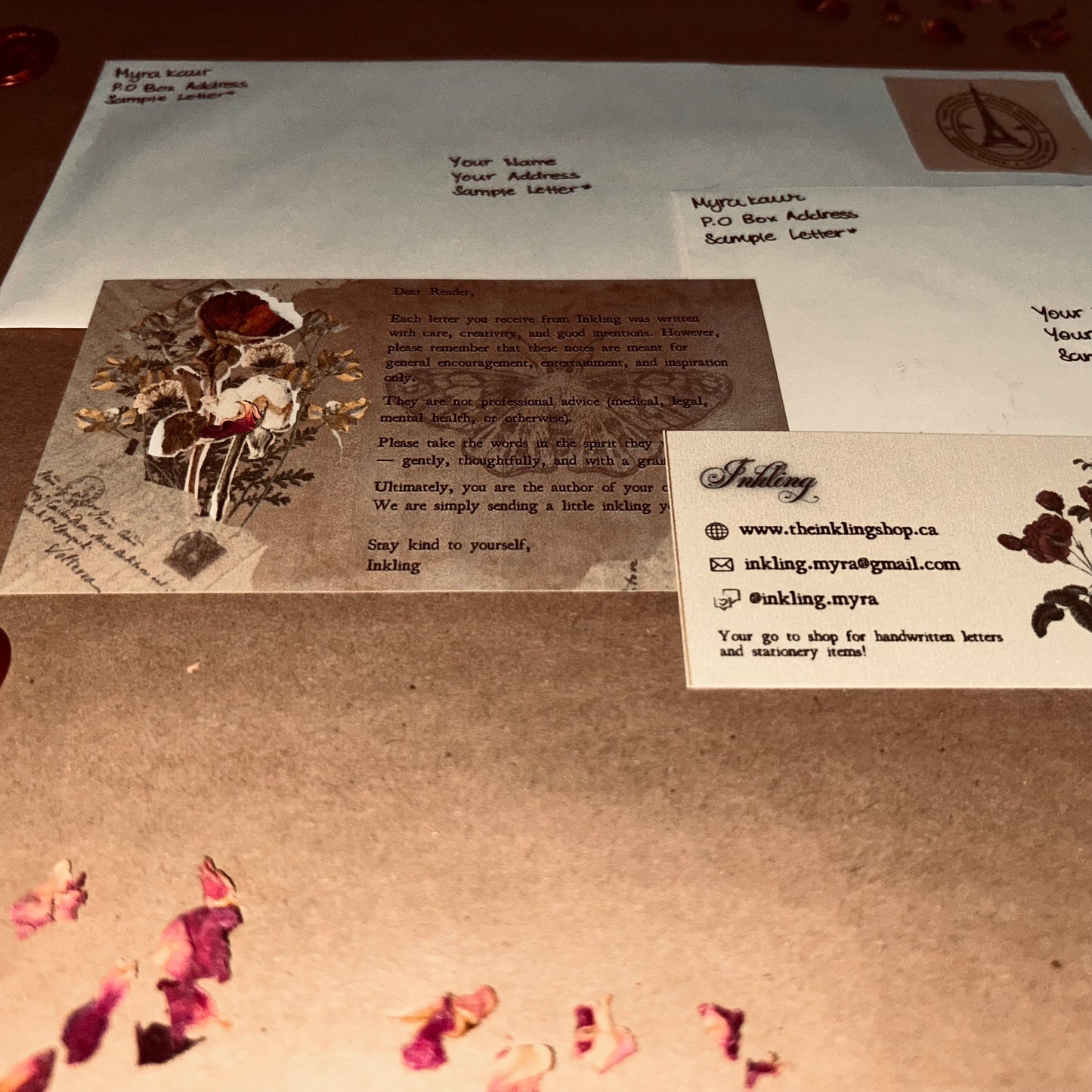Standard Handwritten Letter