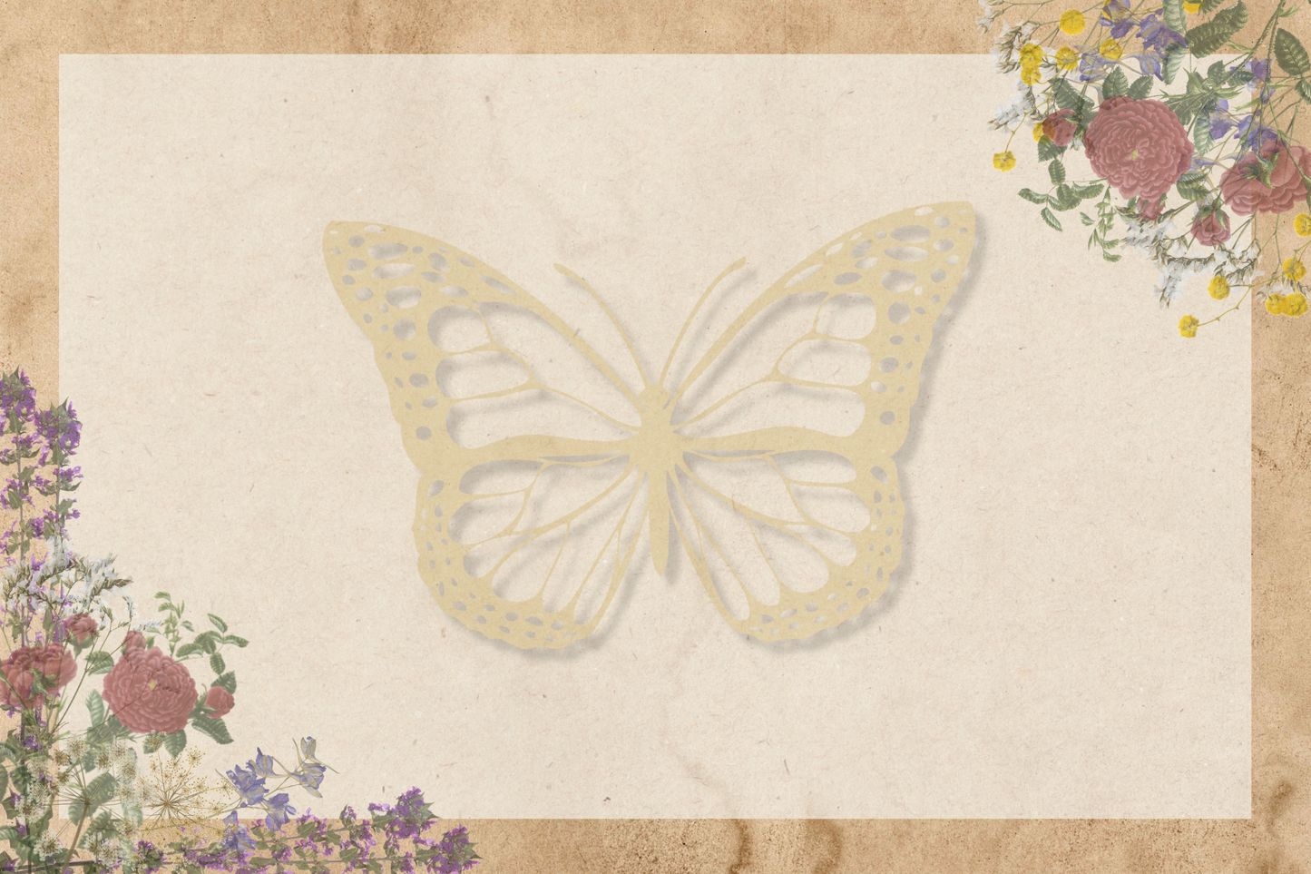 Postcards - Floral Vintage Series