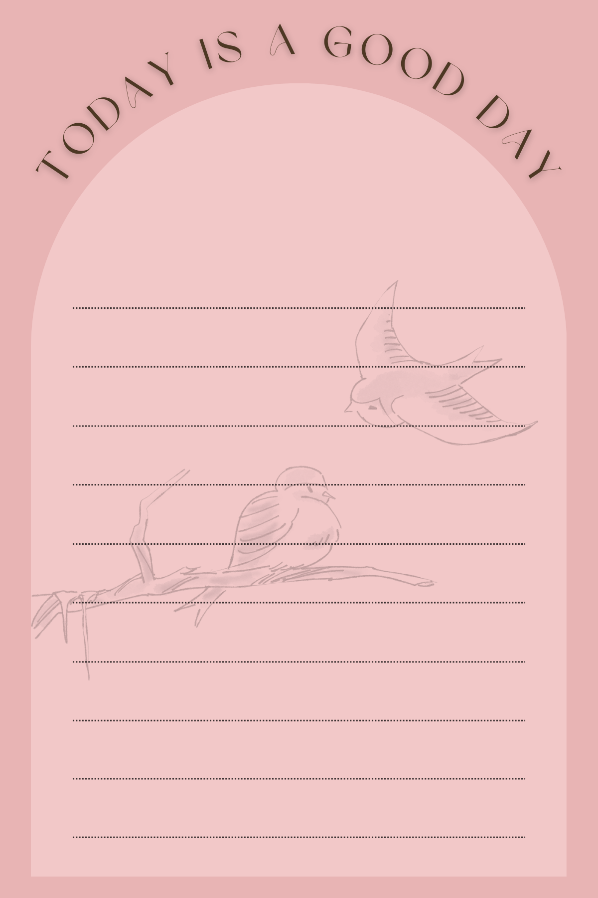 Pink 4 by 6 Notepad Series