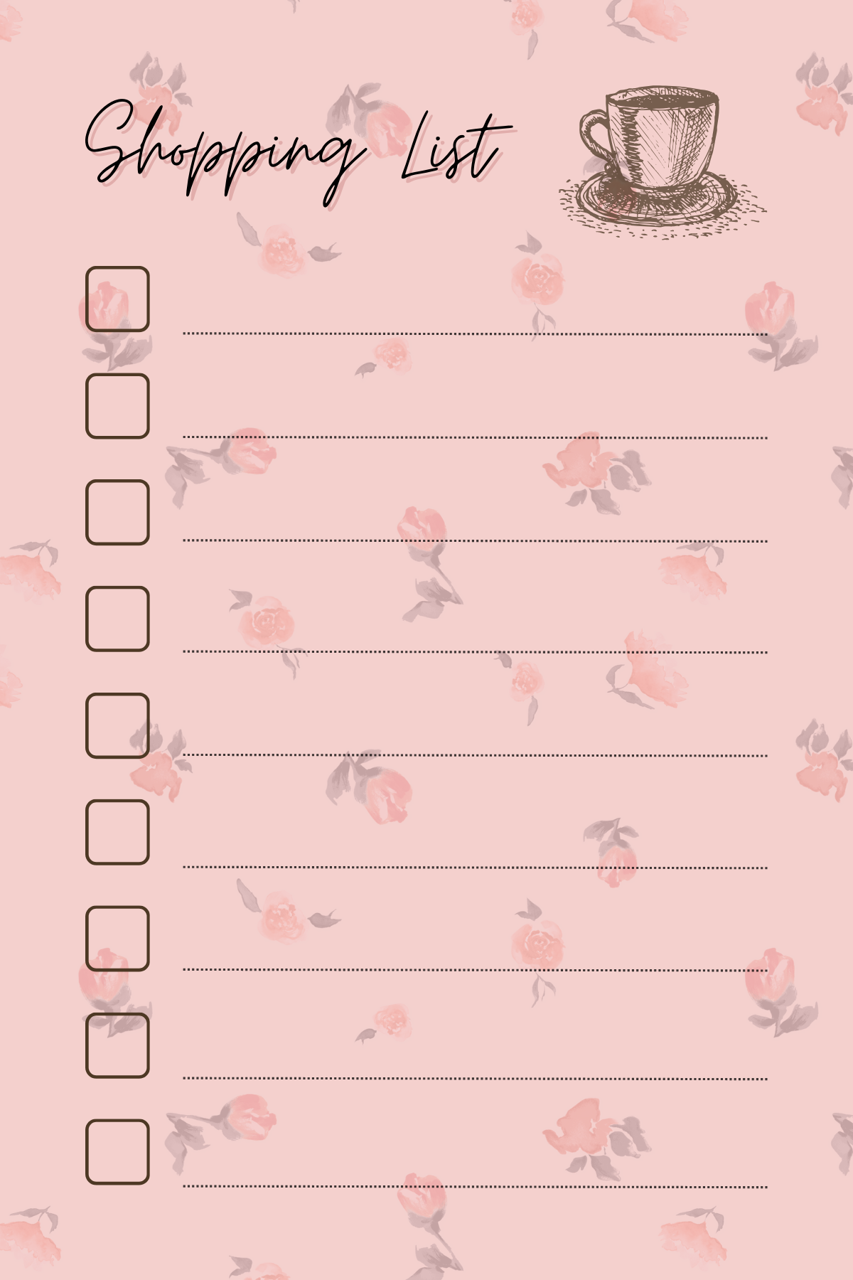 Pink 4 by 6 Notepad Series