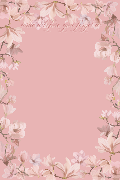 Pink 4 by 6 Notepad Series