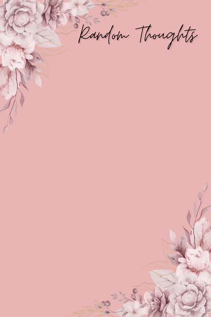 Pink 4 by 6 Notepad Series