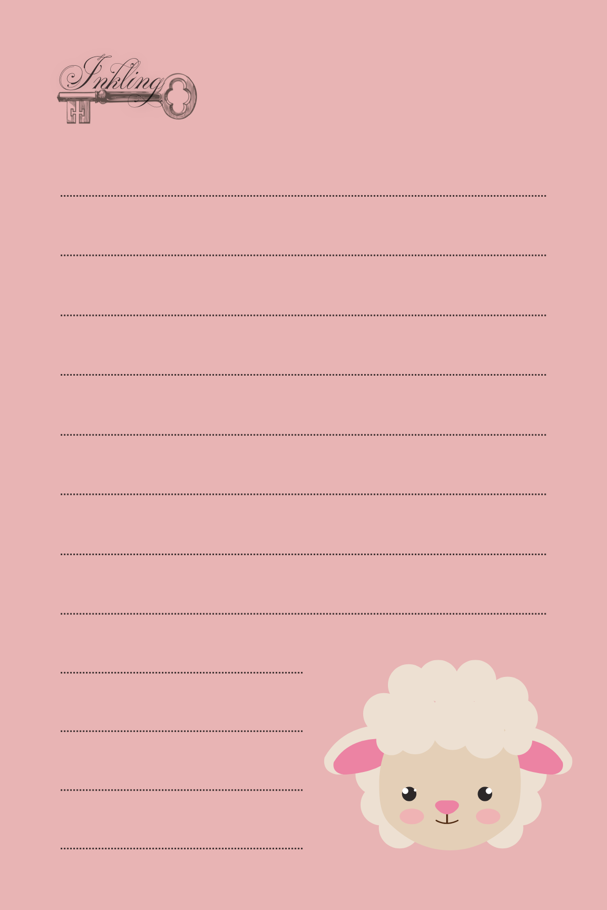 Pink 4 by 6 Notepad Series