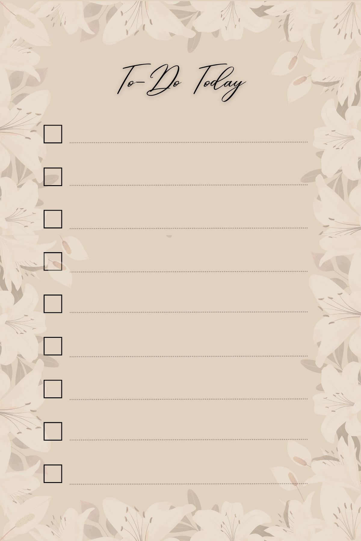 Brown 4 by 6 Notepad Series