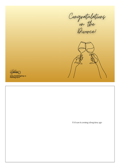 Divorce & Break-Up Greeting Cards