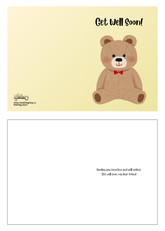 Get Well Soon Greeting Cards