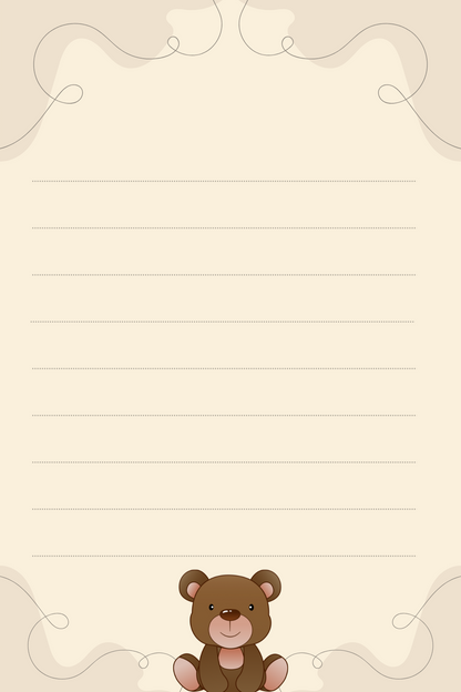 Brown 4 by 6 Notepad Series