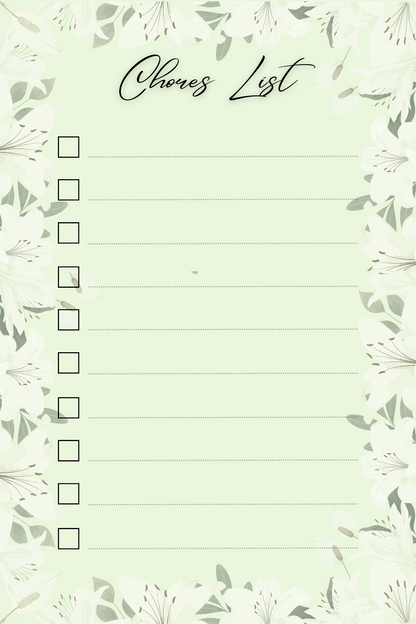 Green 4 by 6 Notepad Series