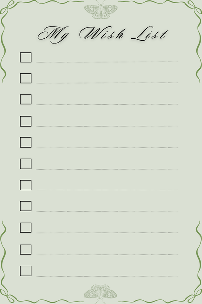 Green 4 by 6 Notepad Series